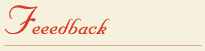 Feedback