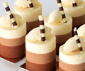 Mini 3-Color Chocolate Mousse