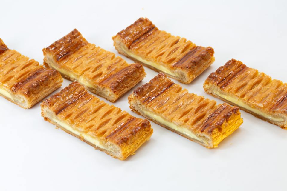 6 Mini Creme Feuillete